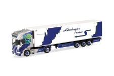 Herpa 321297 - H0 - Scania Kühlkoffer-Sattelzug 164 TL Lechner Trans